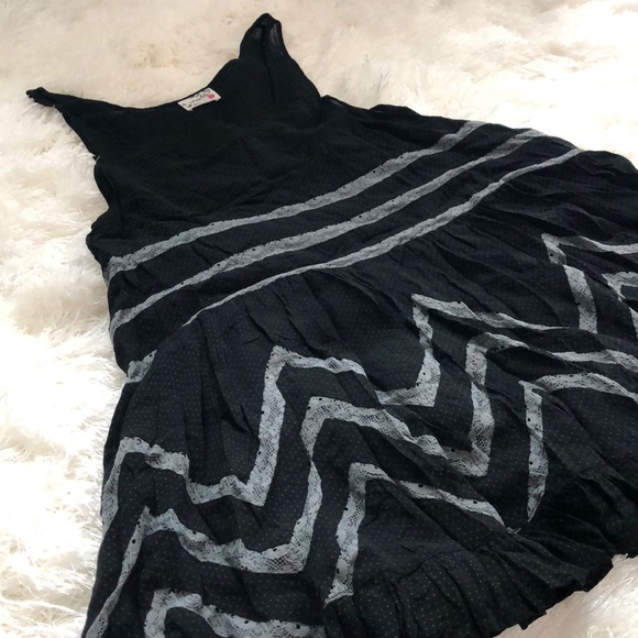 Free People swing lace inset tunic - Picture 3 of 6